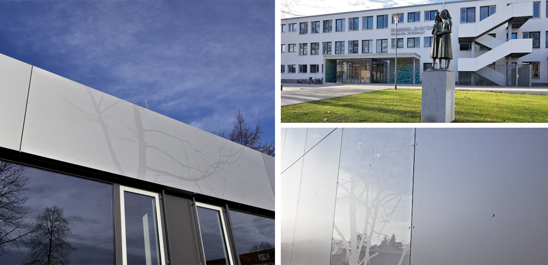 Fassadengestaltung Grundschule Hoyerswerda