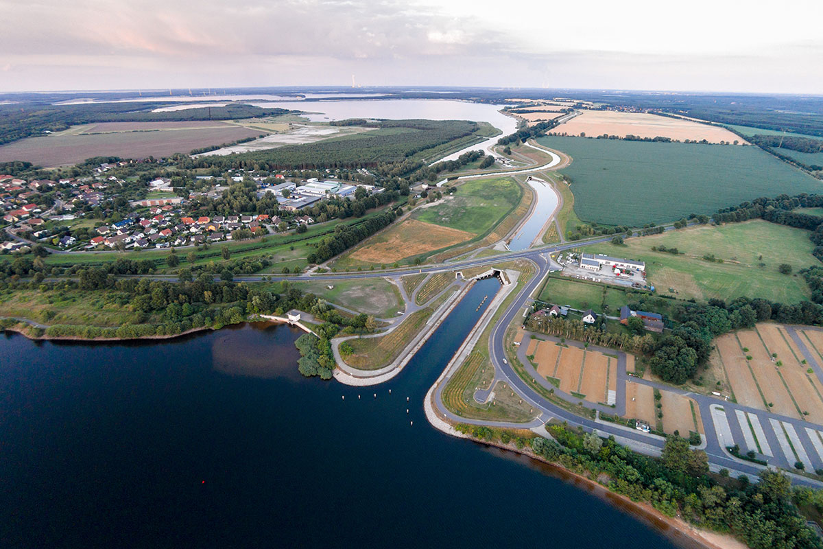 Luftbild Senftenberger See
